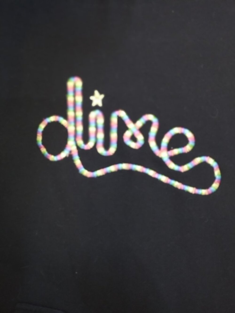Unisex Dime black hoodie